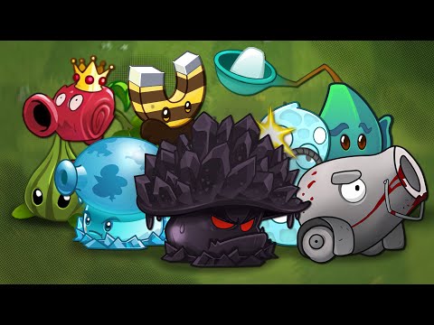 Видео: Гибриды растений PvZ 2, как во Fusion. Ледогриб Судьбы, Пчелиный магнит, Клюквострел и другая дичь!