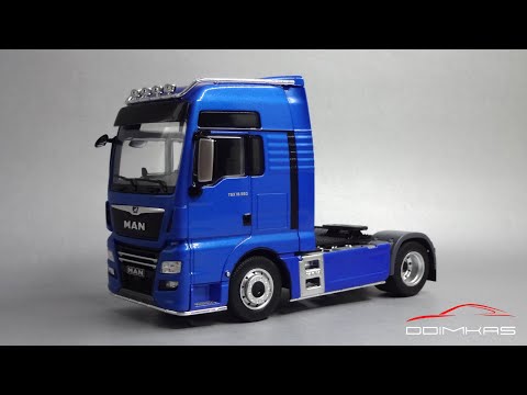 Видео: Седельный тягач MAN TGX XXL D38 2018 | IXO Models | Масштабные модели грузовых автомобилей 1:43