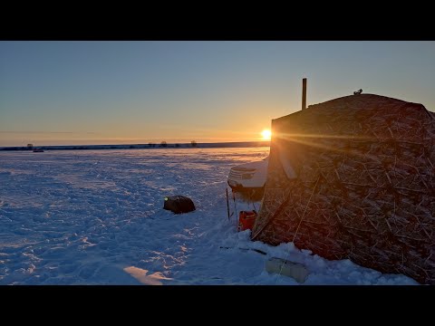 Видео: рыбалка Костанай,0з. речное 04.02.2024