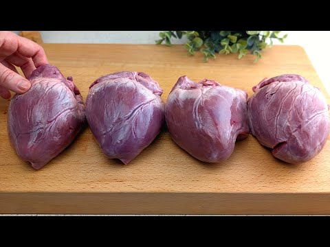 Видео: Так же вкусно, как мясо! Друг из Америки научил меня готовить свиные сердца таким образом.