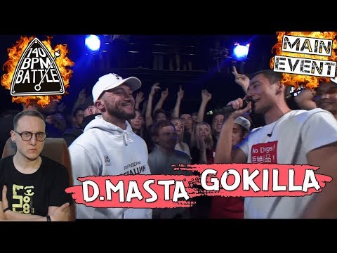 Видео: 140 BPM BATTLE: D.MASTA X GOKILLA [реакция]