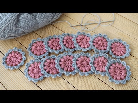 Видео: ЦВЕТОК крючком ПРОСТОЕ ВЯЗАНИЕ для начинающих МОТИВЫ  ирландского кружева CROCHET EASY beginner