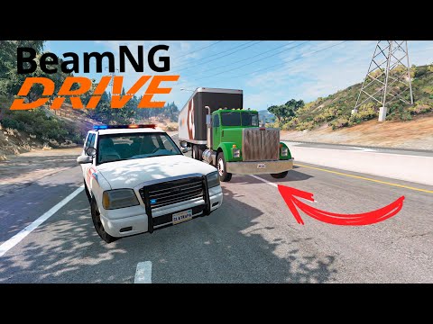 Видео: СУМАСШЕДШАЯ ПОГОНЯ! НЕУПРАВЛЯЕМЫЙ ГРУЗОВИК!┃ BeamNG.drive