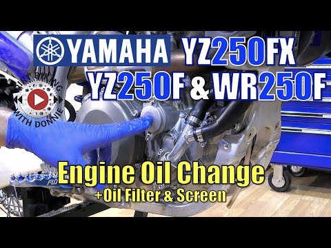 Видео: Замена масла в Yamaha YZ250FX | YZ250F | WR250F — шаг за шагом | YZ250FX 2020–2023 гг. | YZ250F 2...