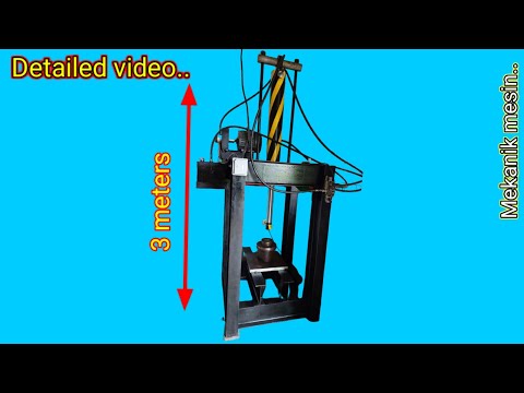 Видео: Как сделать большой и сильный гидравлический пресс с помощью динамо-машины..