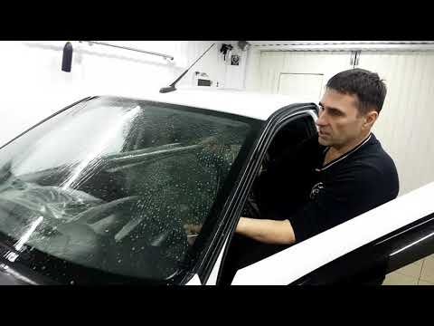 Видео: Тонировка лобовое стекло LADA Granta