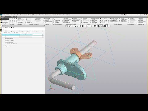 Видео: Урок 5  Создание сборки и чертежей  Модель Держатель