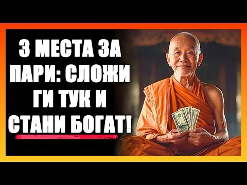 Видео: Трите Ключови Места В Дома Ти, Които Драматично Увеличават Богатството
