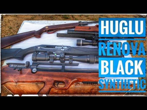 Видео: huglu renova black synthetic/ Выезд на стрельбище
