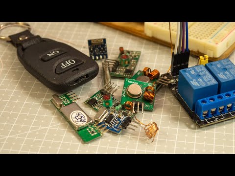 Видео: Беспроводное управление реле или нагрузкой. Пульт на 433мгц и Arduino.