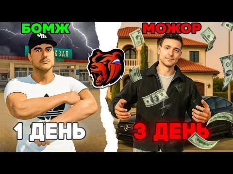 Видео: Как ПОДНЯТЬСЯ с ПОЛНОГО Нуля! 😱💰 — ФИЛЬМ Путь Бомжа на БЛЕК РАША (black russia crmo)