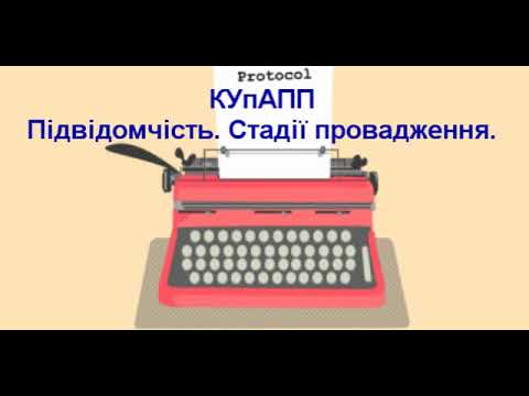 Видео: КУпАПП  Стадії провадження