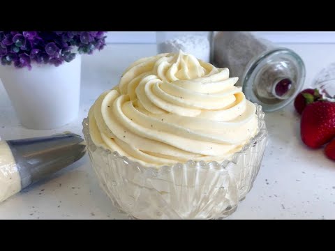 Видео: Сливочный Крем Дипломат / Пломбир для торта или эклеров // Pastry cream Diplomat for Cake