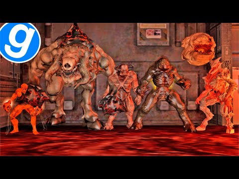 Видео: КРУТЫЕ МОНСТРЫ DOOM 3 в ГАРРИС МОД ОБЗОР || Garry's Mod COOP