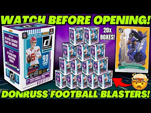 Видео: *ПОСМОТРИТЕ ПЕРЕД ПОКУПКОЙ!🚨 ОБЗОР КОРОБКИ DONRUSS FOOTBALL BLASTER 2025!🏈