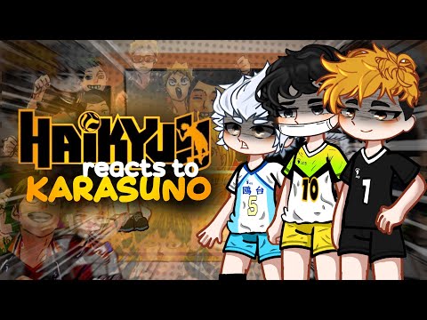 Видео: Хайкюу! реагирует на Карасуно 1/? || хирро ||