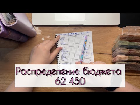 Видео: #8 Распределение бюджета по конвертам / Ноябрь /  62 450