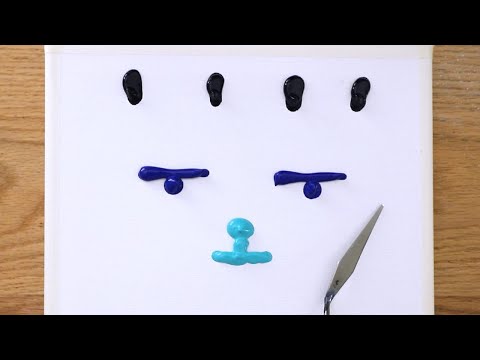 Видео: Акриловая живопись Аврора | Картина для начинающих # 229