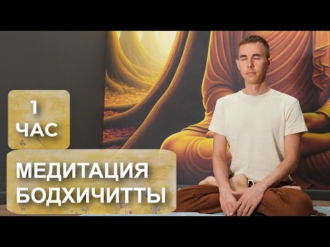 Видео: Медитация бодхичитты, четырех пробужденных состояний ума. Час работы с умом. #медитация #бодхичитта