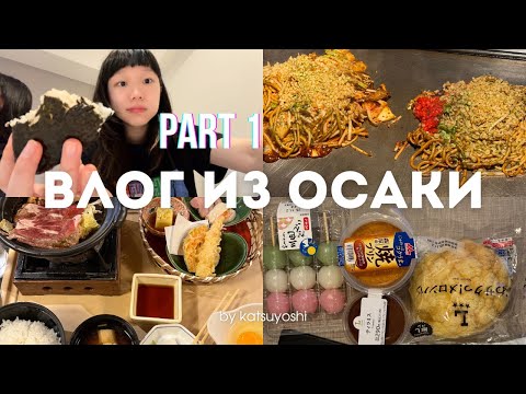 Видео: Влог из Осаки. Япония часть 1 | Osaka vlog. Japan part 1