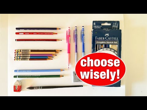 Видео: Лучший карандаш для рисования под акварелью