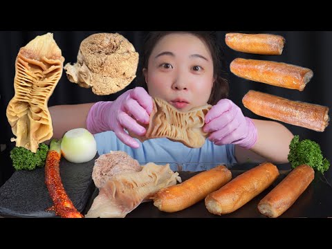 Видео: Внутренняя часть говядины и скатов Mukbang eating show