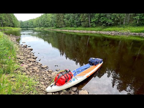 Видео: Карелия. Сплав по реке Шуя на SUP
