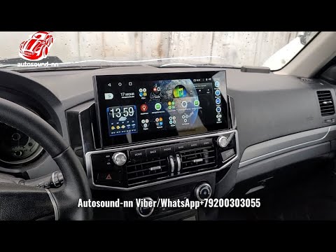 Видео: Магнитола Zhihang Mitsubishi pajero 4 IPS/DSP/CARPLAY/4G 12.3"(8 ядер 8/128) android 12