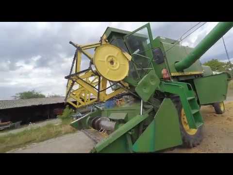 Видео: комбайн джон  дір 955 пуск