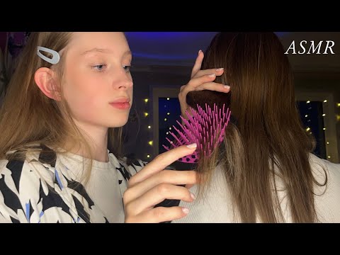 Видео: АСМР💆🏽‍♀️МАССАЖ ГОЛОВЫ с ПОДРУГОЙ *расслабление и звуки волос* |ASMR😴 HEAD MASSAGE with FRIEND