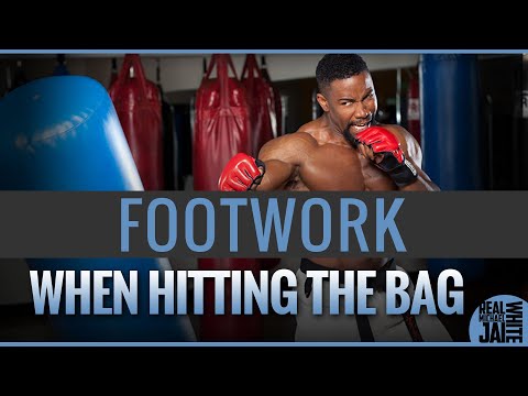 Видео: Майкл Джей Уайт о работе ног при ударах по мешку