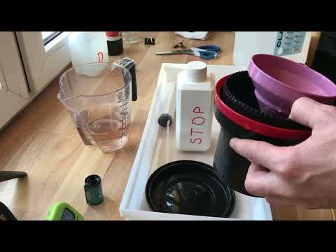 Видео: Проявка kentmere 100 rodinal