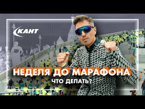 Видео: ПОДГОТОВКА к МАРАФОНУ или полумарафону | Недельная подводка