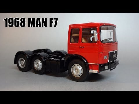 Видео: 1968 MAN F7 Седельный тягач || NEO Scale Models || Масштабная модель за 6,5 тысяч без задних фонарей