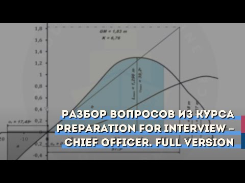 Видео: Разбор вопросов из курса Preparation for Interview – Chief Officer. Full Version