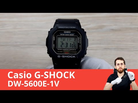 Видео: Обзор часов Casio G-SHOCK DW-5600E-1V