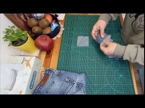 Видео: DIY / ТАКИЕ РУЧКИ ВЫ ЕЩЁ НЕ ШИЛИ/ ДЫРЯВЫЕ ДЖИНСЫ - КРЕАТИВНАЯ ВЕЩЬ /  PATCHWORK