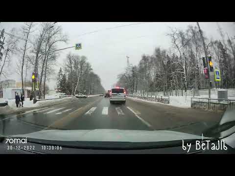 Видео: г. Балабаново → г. Руза → М-11 Нева [А-108 Московское большое кольцо(400 → 542 км)] декабрь 2022