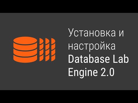 Видео: Вебинар: Установка и настройка Database Lab Engine