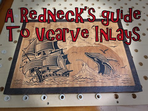 Видео: Руководство для деревенщин по инкрустации Vcarve.