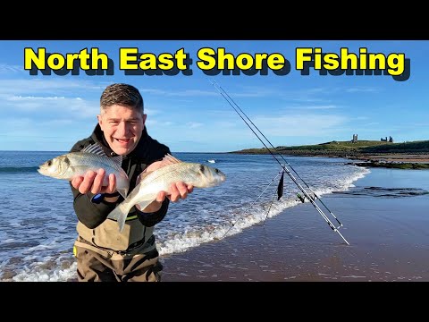 Видео: Рыбалка в Северо-Восточном море Великобритании — окунь и камбала — пляж Эмблтон-Данстанбург