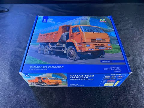 Видео: Анбоксінг нового КІТа AVD models КамАЗ 6522