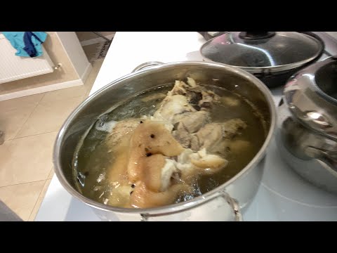 Видео: Мукбанг Снова свиная рулька