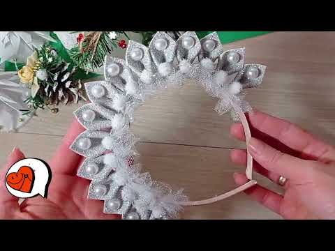 Видео: DIY 🎀 НЕ МОЖЕТ БЫТЬ! Новогодний ободок- корона и так легко. Diadema-corona