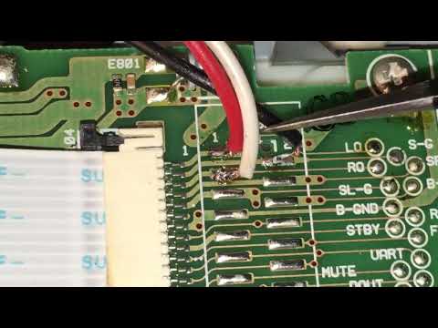 Видео: Alpine CDE-9846R aux input аукс вход