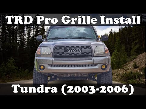 Видео: Toyota Tundra TRD Pro Grille 1-го поколения (2003-2006) — видео по установке