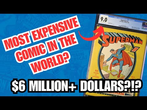 Видео: 6 миллионов долларов?!? Самый дорогой комикс в мире?