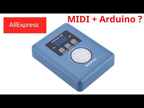 Видео: Обзор MIDIPLUS MiniEngine USB + Arduino Mega: Генерация и переключение мелодий