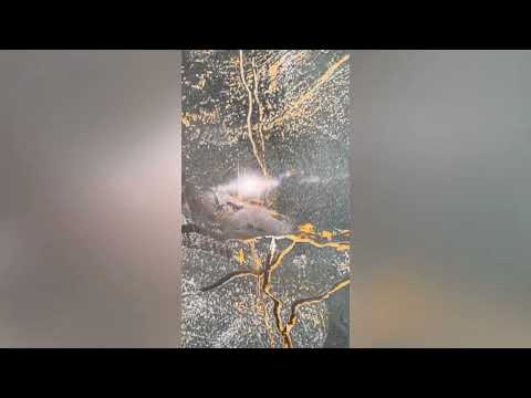 Видео: Мрамор с арт металлом Срез камня (Султанов)