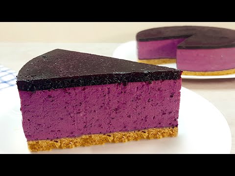 Видео: Такого вкусного торта я еще не ела! Черничный чизкейк без выпечки #181